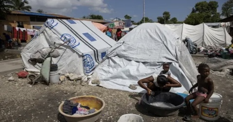 La vida en un centro de refugiados en Haití, bajo la esperanza de volver pronto a casa