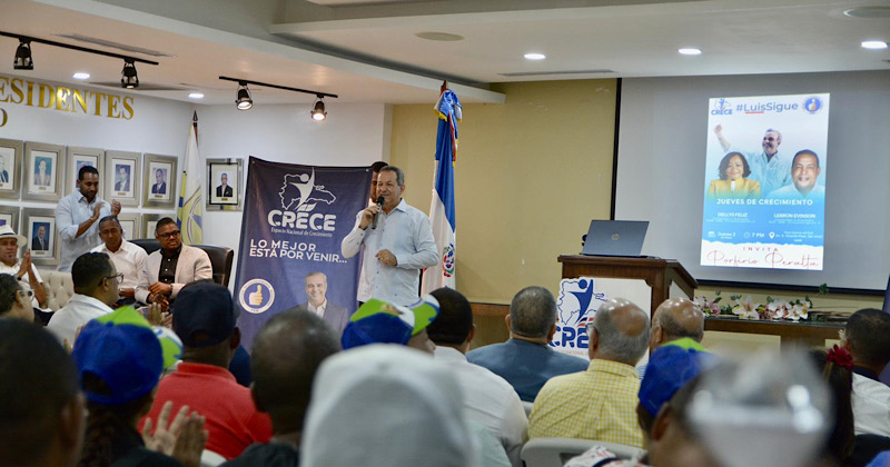 Movimiento CRECE  realiza gran encuentro en apoyo al presidente  Luis Abinader