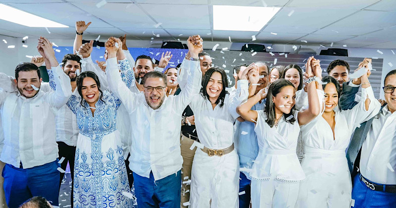 CTC juramenta directiva de la Juventud El Cambio Continúa en apoyo a reelección a Luis Abinader