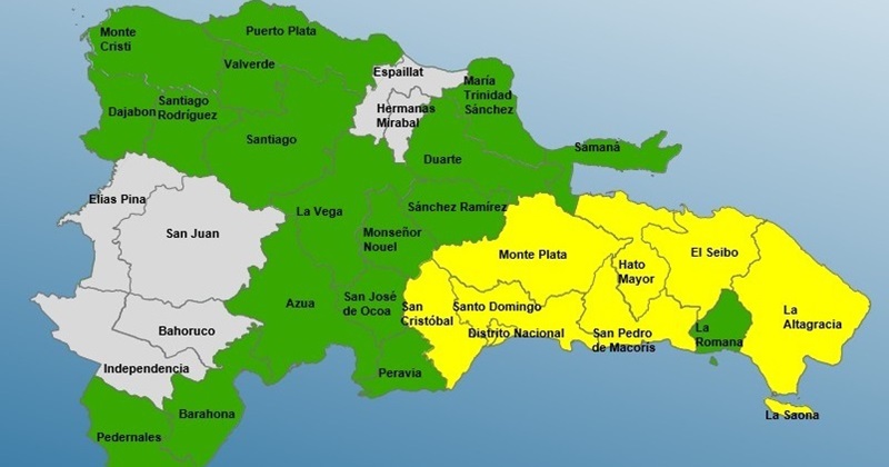 Aumentan a 26 las provincias en alertas por vaguada; seis en amarilla